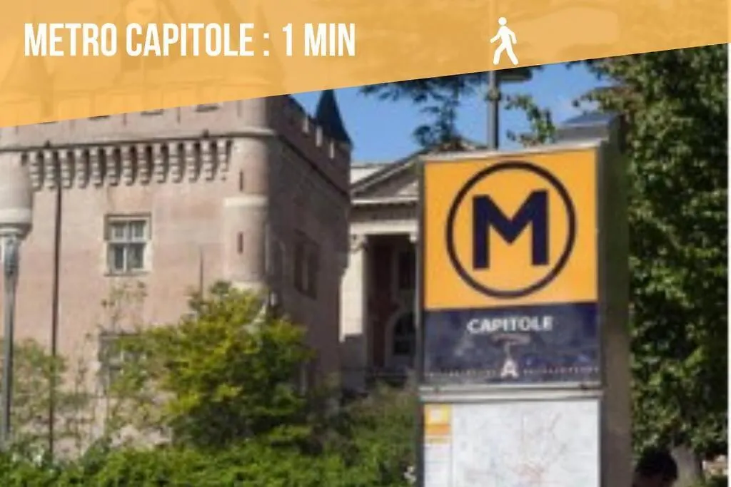 T3 Capitole-Climatisation-Balcon Apartment Toulouse 0*,  France